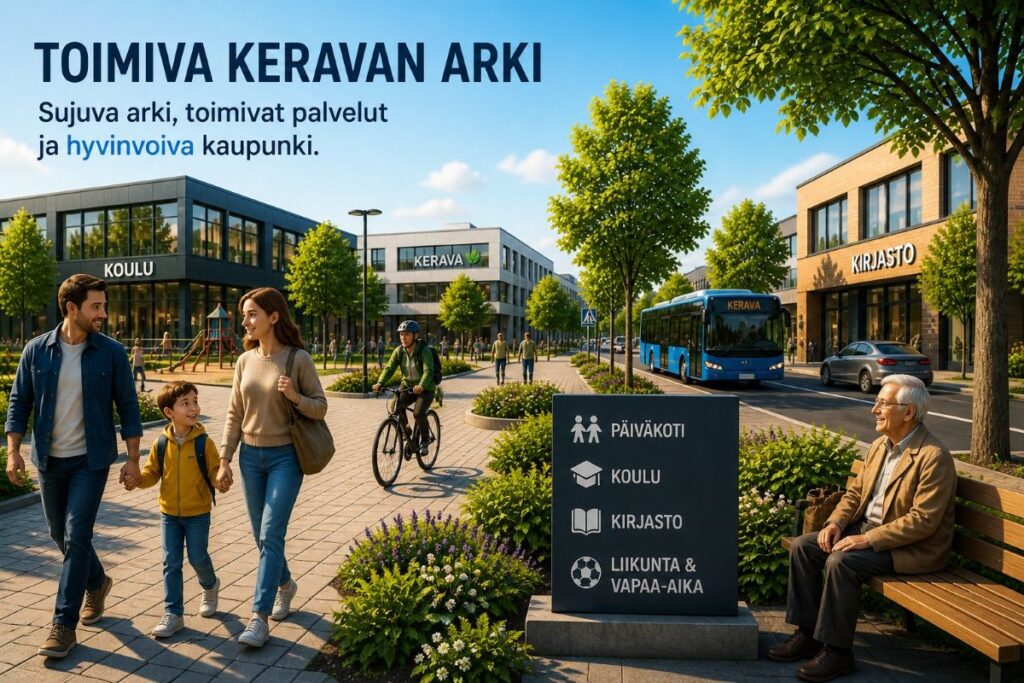 Kuntavaalit 2029 2 toimiva keravan arki