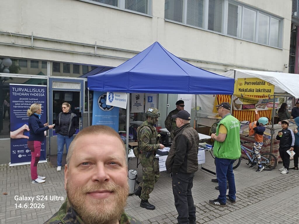Kuka olen 4 Osallistun reserviläistoimintaan Keravalla osana vapaaehtoista maanpuolustusta.